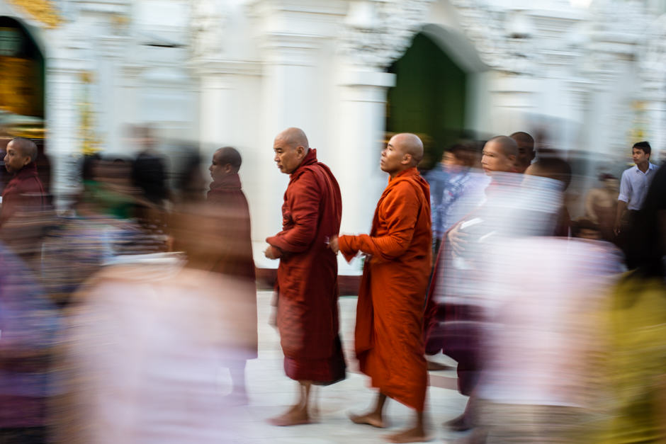 monks in Thailand