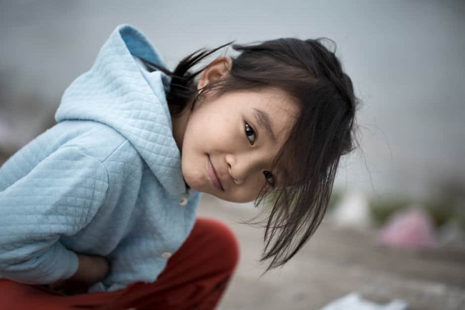 A young Vietnamese girl portrait