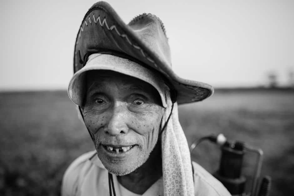 Old Vietnamese man 