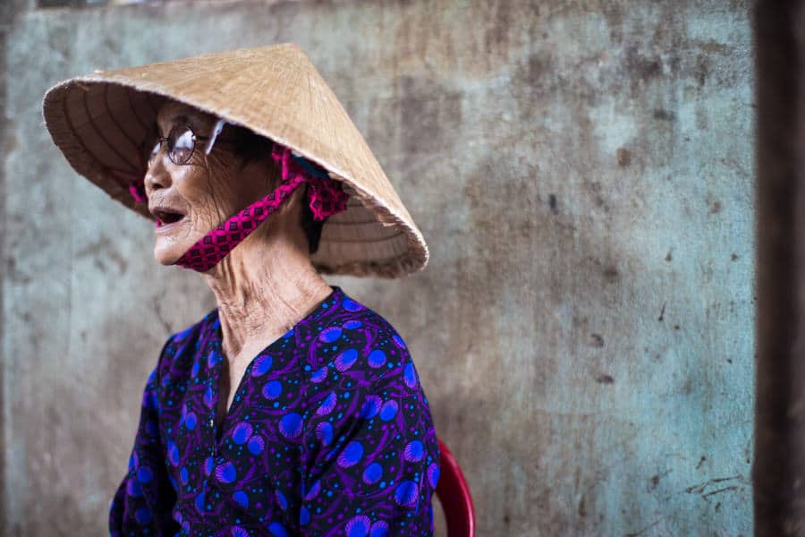 old Vietnamese woman