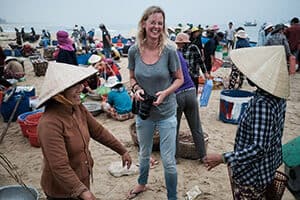 Pics of Asia travel photography tour participant in Vietnam