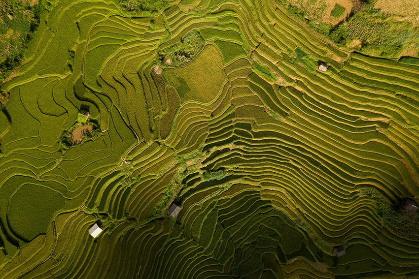 Lee Starnes capturing the mountains of North Vietnam with a drone during the photography tour by Pics of Asia in 2018