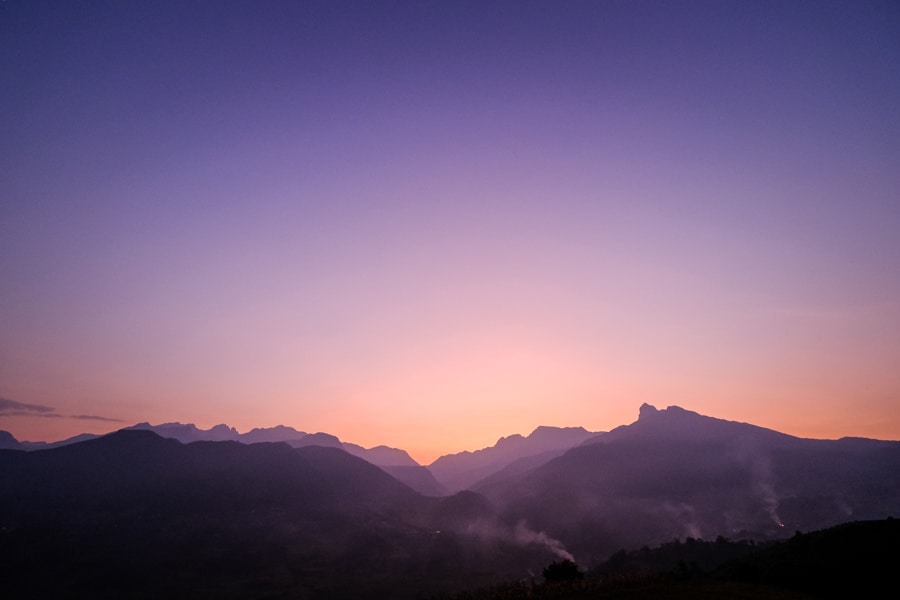 capturing a landscape photo of the sunset in Vietnam with Pics of Asia