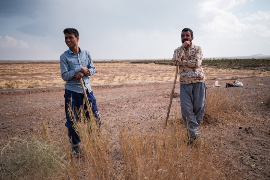 Chatting with the sheepherders while exploring Khorasan