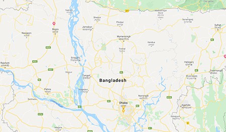 bangladesh photo tour map