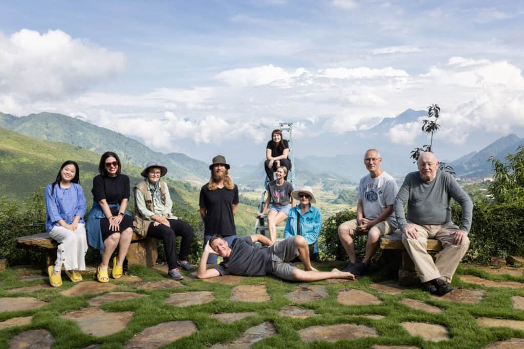 A Pics of Asia photography tour group in the mountains of North Vietnam