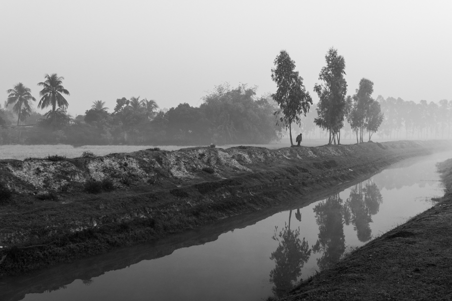 reflections in the countryside of Dinajpur, Bangladesh
